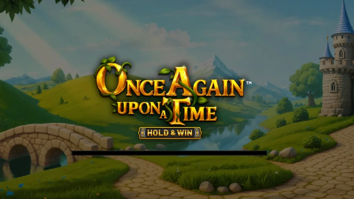 Tampilan visual slot Once Again Upon A Time dengan tema fantasi abad pertengahan.