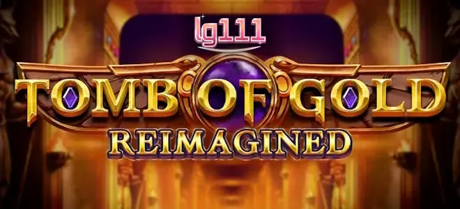 Tampilan visual megah dari slot Tomb of Gold Reimagined dengan nuansa emas kuno